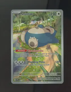 2023 Pokemon SVP EN BSP 151 Elite Trainer Box #051 Full Art Snorlax - Image 1