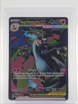MEGA CHARIZARD X EX 2025 POKEMON PHANTASMAL FLAME ULTRA RARE 109/094 Q1887 - Image 1