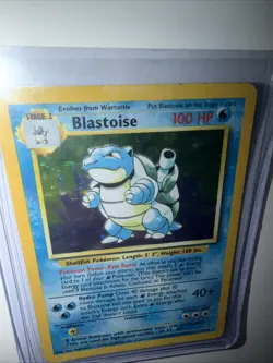 Pokemon TCG Blastoise Holo Rare Base Set 2/102 WOTC Vintage - Image 3