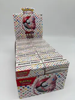 Lot of (10) Pokemon TCG 151 MEW EN Booster Bundles SEALED w/Display - Image 1