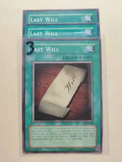 3x Last Will SDY-039 Common Unlimited LP - Image 1