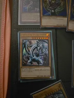 Yu-Gi-Oh! TCG Blue-Eyes White Dragon Legend of Blue Eyes White Dragon LOB-En001 - Image 1