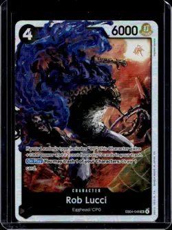 2026 One Piece Adventure on Kami's Island Rob Lucci Super Rare #EB04-048 - Image 1