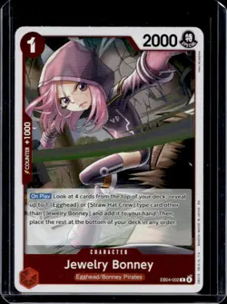 2026 One Piece Adventure on Kami's Island Jewelry Bonney Rare #EB04-002 - Image 1