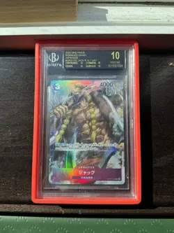 One Piece Jack R Alt Art Romance Dawn Holo Black Label OP01-102 Japanese POP 9 - Image 1