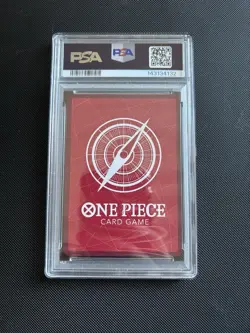 One Piece 2025 Silvers Rayleigh OP12-001 English Alt Art Leader PSA 10 - Image 2