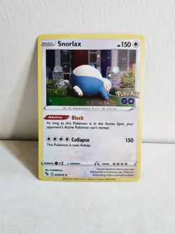 Snorlax 055/078 Pokemon Go (Cosmos Holo Rare) Pokemon Card - Image 2