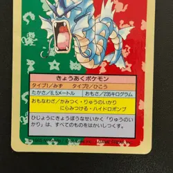Pokemon Card Gyarados #130 topsun Blue Back 1995 Nintendo Japanese WOTC (LP) - Image 5