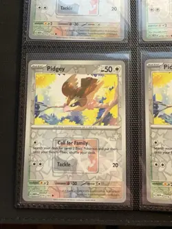 151 Pidgey - Play! Pokemon TCG Promo- 016/165 STAMPED 15 1 Master Set Card - Image 1