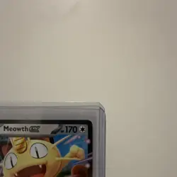 Pokemon Meowth EX Holo Double Rare Card POR 062/088 Basic HP 170 5ban Graphics - Image 2