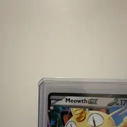 Pokemon Meowth EX Holo Double Rare Card POR 062/088 Basic HP 170 5ban Graphics - Image 3