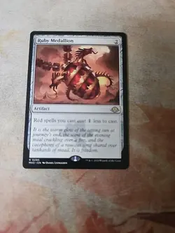 Ruby Medallion Modern Horizons 3 MTG NM - Image 1
