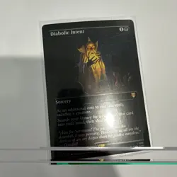 Diabolic Intent Foil NM Fresh Hildebrandt MTG LTR 0526 - Image 1