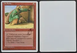 Signed MTG Magic Baroh Artist Proof _ Italian WB Fourth Ed 4E _ ALI BABA _1/50! - Image 1