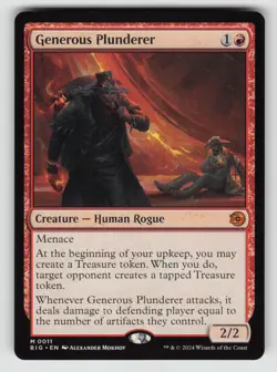 Generous Plunderer *Non-Foil* BIG 11 NM - Image 1
