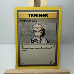 Professor Oak 116/130 Base Set 2 Trainer Pokemon TCG - Image 1