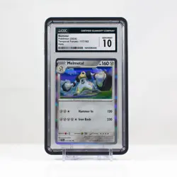 2023 Pokemon Melmetal Holo #117 Scarlet & Violet: Temporal Forces - CGC 10 POP 1 - Image 1