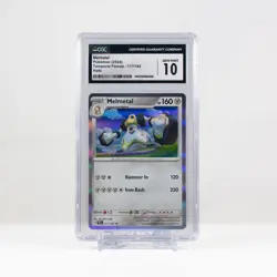2023 Pokemon Melmetal Holo #117 Scarlet & Violet: Temporal Forces - CGC 10 POP 1 - Image 2