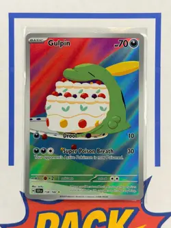 Gulpin Illustration Rare IR 154/142 Stellar Crown Pokemon TCG - Image 1