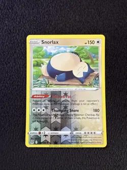 Pokemon TCG Snorlax 143/196 Swsh11: Lost Origin Reverse Holo - Image 1