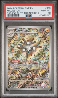 PSA 10 Magneton 159 Pokemon Scarlet & Violet Pokemon Center Promo Holo Gem Mint - Image 1