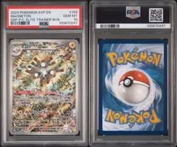 PSA 10 Magneton 159 Pokemon Scarlet & Violet Pokemon Center Promo Holo Gem Mint - Image 3