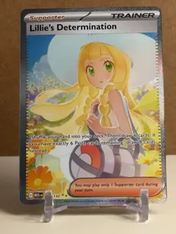 Pokemon Mega Evolution Special Illustration Rare #184/132 Lillie's Determination - Image 1