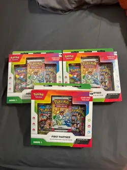 Pokemon TCG First Partner Illustration Collection Series 1 New Sealed - Image 1
