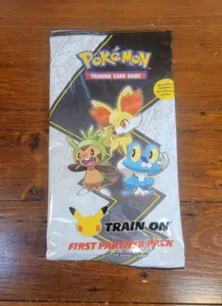 NEW Pokemon TCG Train On First Partner Pack 25th Anniversary April 2021 Pokemon - Image 1