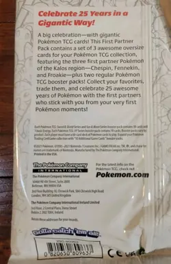 NEW Pokemon TCG Train On First Partner Pack 25th Anniversary April 2021 Pokemon - Image 3