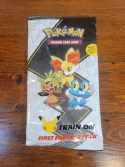 NEW Pokemon TCG Train On First Partner Pack 25th Anniversary April 2021 Pokemon - Image 4