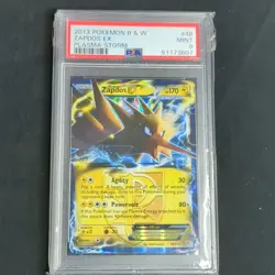 Pokemon Zapdos EX Team Plasma Holo 48/135 Plasma Storm English PSA 9 - Image 1