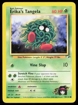 ERIKA'S TANGELA 79/132 COMMON GYM HEROES VINTAGE POKEMON LP - Image 1