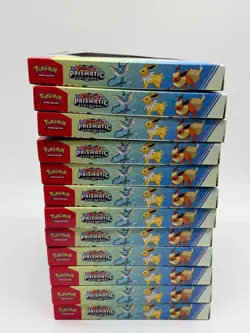 Lot of (12) Pokemon TCG Prismatic Evolutions Booster Bundle Boxes SEALED - Image 3