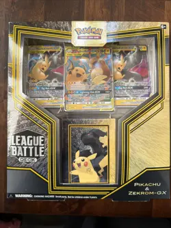 Pokemon Zekrom Pikachu GX League Battle Deck Sealed New - Image 1