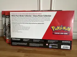 Sams Club's Pokemon Black Bolt & White Flare Poster Binder Booster Box Lot Of 3 - Image 4