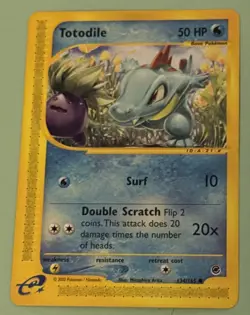 Totodile 134/165 Pokemon Expedition Base Set Regular Non-Holo - Image 1