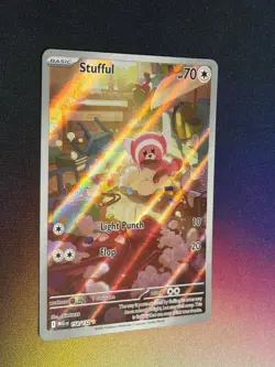 Pokemon: Stufful Illustration Rare IR Full Art Holo Mega 154/132 (Near Mint) - Image 2