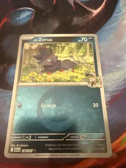 N's Zorua - Ascended Heroes 136/217 - Reverse Holo - NM - Pokemon- Energy Symbol - Image 1