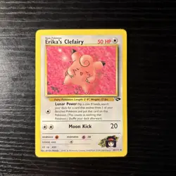 Pokemon TCG | Erika's Clefairy 40/132 | Gym Challenge Uncommon | - Image 1