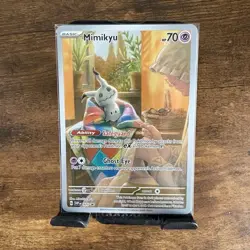 Pokemon TCG Mimikyu Promo Holo Sv: Scarlet & Violet 075 70 HP Ability Safeguard - Image 1