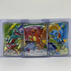 Charmander Bulbasaur Squirtle Pokemon TCG First Partner Illustration Collection - Image 1