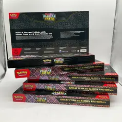 Lot of (6) Pokemon TCG PAF Great Tusk & Iron Treads ex Premium Collection Boxes - Image 2