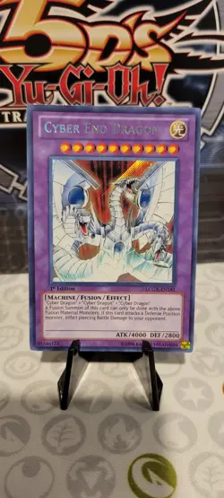 Yu-Gi-Oh! Cyber End Dragon LCGX-EN181 1st Edition Secret Rare Near Mint NM - Image 1