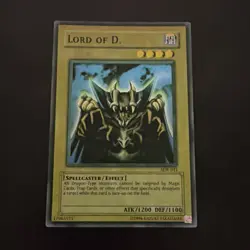 YUGIOH HP Lord Of D. FADED SDK-041 Super Rare Unlimited Edition INSUFFICIENT INK - Image 1