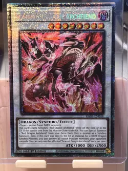 Yugioh! 1x Scarred Dragon Archfiend RA05-EN044 Starlight Rare 1st Ed NM - Image 1