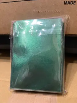 Yu-Gi-Oh Official Sleeve Initial Logo Metallic Green - Image 2