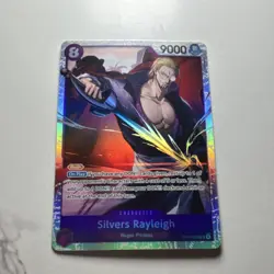 One Piece Card Game Silvers Rayleigh OP13-066 9000 Rush Holo English Standard - Image 2