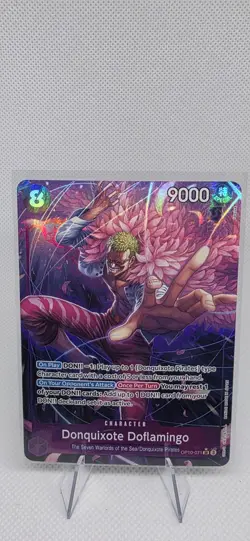 Donquixote Doflamingo Alt-Art OP10-071 Royal Blood Foil One Piece TCG - Image 2