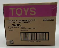 One Piece TCG Sound Loader Luffy Edition Factory Sealed 24 Piece Master Carton - Image 1